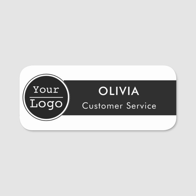 Custom Logo  Name Tag (Front)