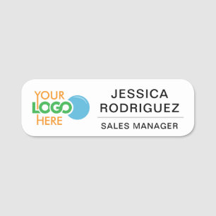 Custom Logo Name Tag for Employees–Magnetic or Pin
