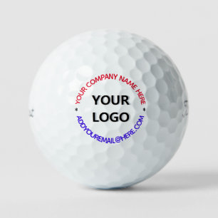 Custom Logo Name Text Stamps Golf Balls Example