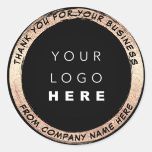 Custom Logo Name Web Seal Gold Online Shop