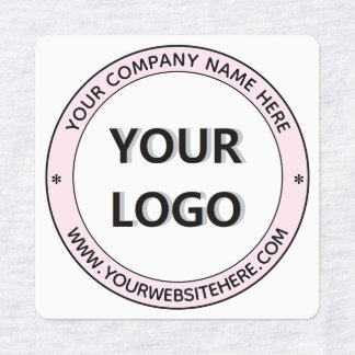 Custom Logo Name Website Business Labels Example