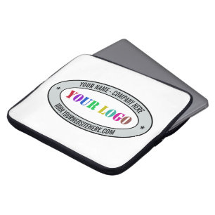 Custom Logo Name Website Business Laptop Sleeves