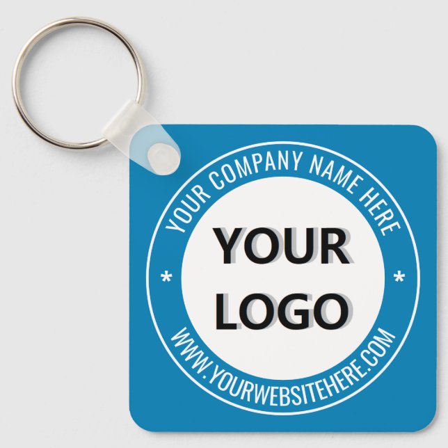 Custom Logo Name Website Keychain Promotional (Front)