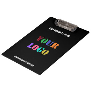 Custom Logo Name Website Personalised Colours Clipboard