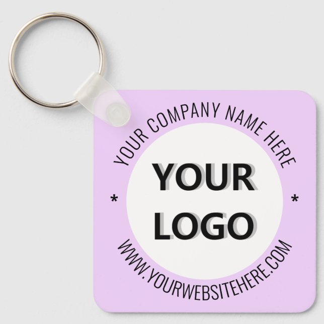 Custom Logo Name Website Promotional Keychain (Front)