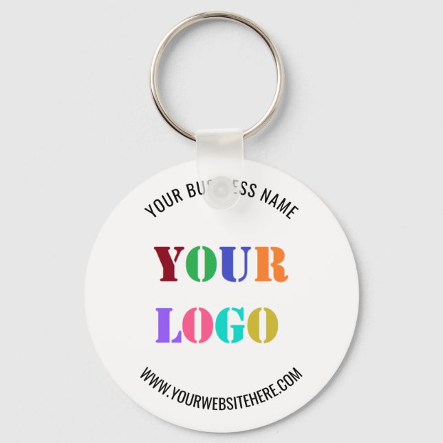 Custom Logo Name Website Promotional Keychain (Front)