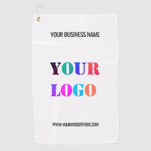 Custom Logo Name Website Promotional Personalised Golf Towel