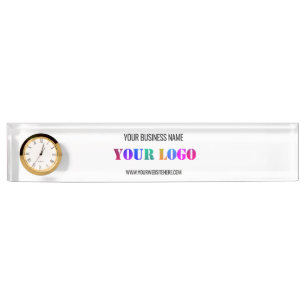 Custom Logo Name Website Promotional Personalised  Nameplate