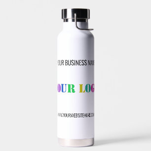 Custom Logo Name Website Promotional Water Bottle