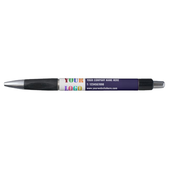 Custom Logo Name Website Promotuonal Business Pen (Front)