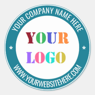 Custom Logo Name Website Text Sticker Your Colours