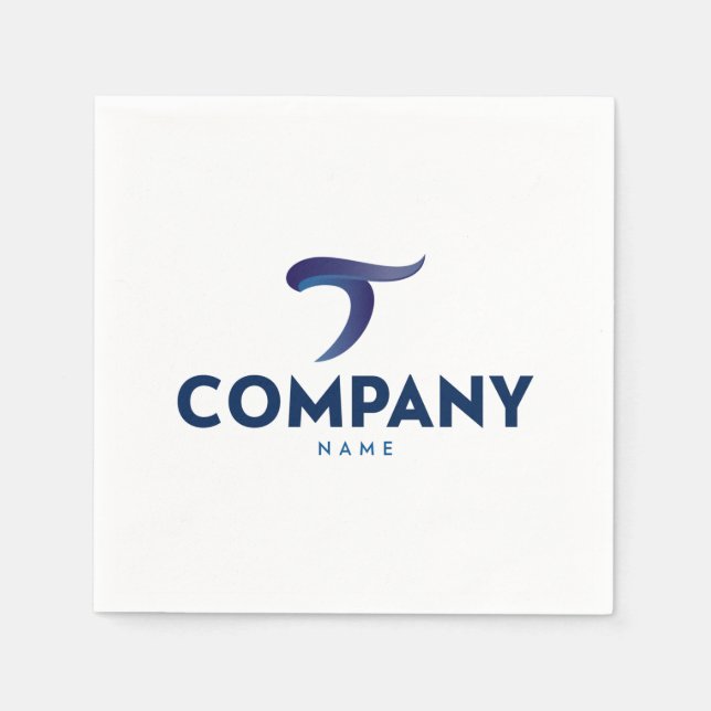 Custom Logo Napkins – Personalised Branded Napkins (Front)