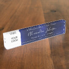 Custom Logo Navy Blue Elegant Professional