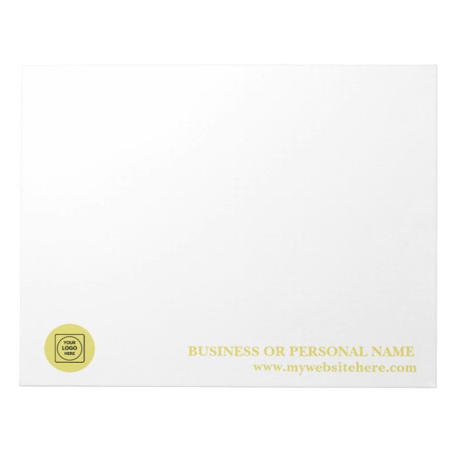 Custom Logo Office Branding Memo notepad (Front)