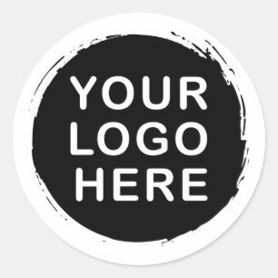 Custom logo  Or Image Classic Round Sticker