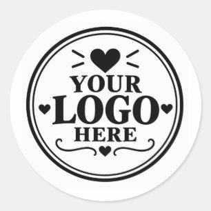 Custom logo  Or Image Classic Round Sticker