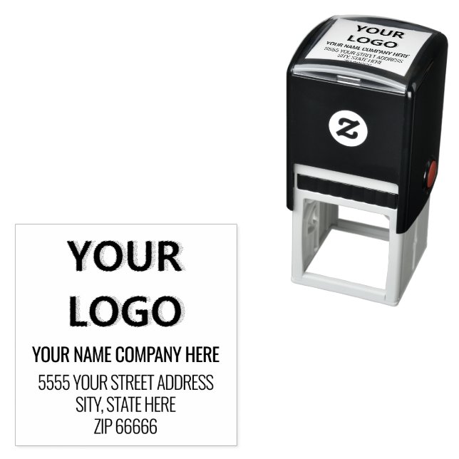 Custom Logo or Photo Address Stamp Template (In Situ)