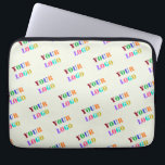 Custom Logo or Photo Business Laptop Sleeve<br><div class="desc">Laptop Sleeves with Custom Logo Photo Promotional Personalised Modern Business Office Promotion Company or Personal Professional Customisable Gift - Add Your Logo - Image - Photo / Text - More - Resize and Move or Remove / Add Image / Text with Customisation Tool. Choose / Add Your Favourite Colours. Please...</div>