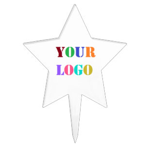 Custom Logo or Photo Cake Topper Promotional