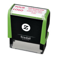 Custom Logo or Photo Name Address Stamp Example