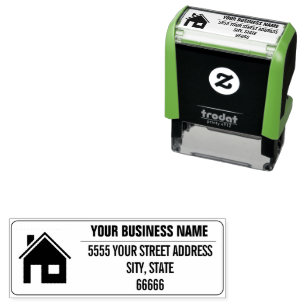 Custom Logo or Photo Name Return Address Stamp