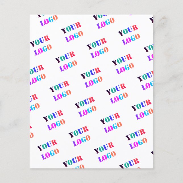 Custom Logo or Photo Promotional Business Flyers (Front)
