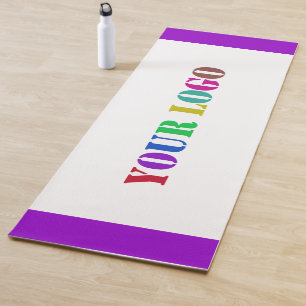 Custom Logo or Photo Yoga Mat Gift - Your Colours