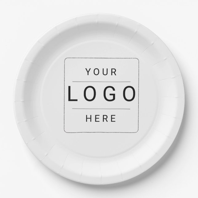 Custom Logo Paper Plate (Front)