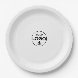 Custom Logo Paper Plates Personalised Business
