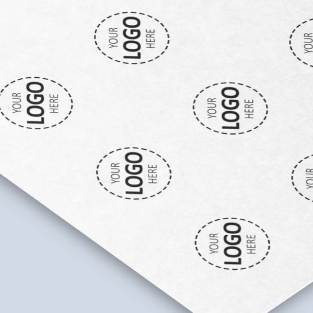 Custom Logo Pattern White Promotional  Tissue Paper (Creator Uploaded)