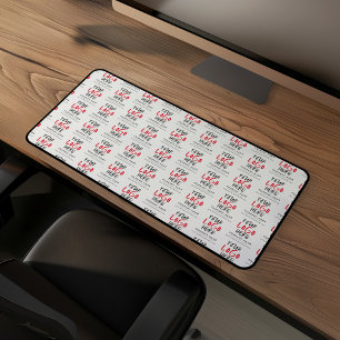 Custom Logo Personalised Business Branding Desk Mat