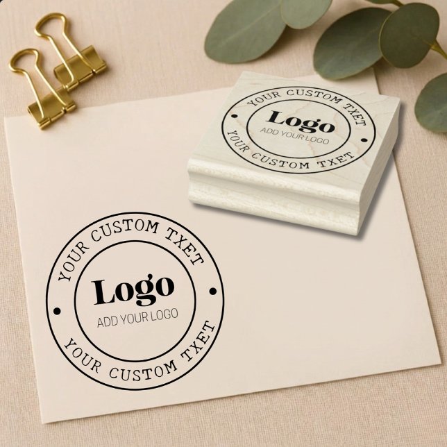 Custom Logo Personalised Business Branding Seal Rubber Stamp (Creator Uploaded)
