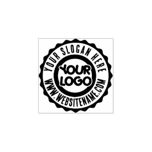 Custom Logo Personalised Business Branding Seal Rubber Stamp