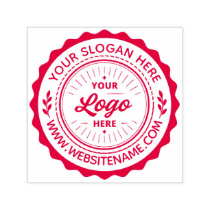 Custom Logo Personalised Business Branding Seal Self-inking Stamp