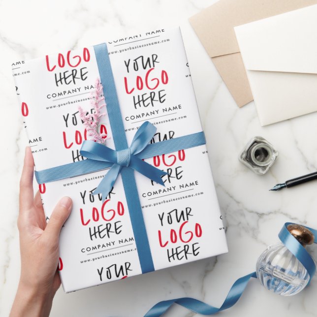 Custom Logo Personalised Business Branding Wrapping Paper (Gifting)