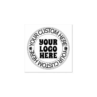 Custom Logo Personalised Business Elegante Trends  Rubber Stamp