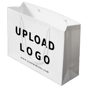 Custom Logo Personalised Business Modern Large Gift Bag