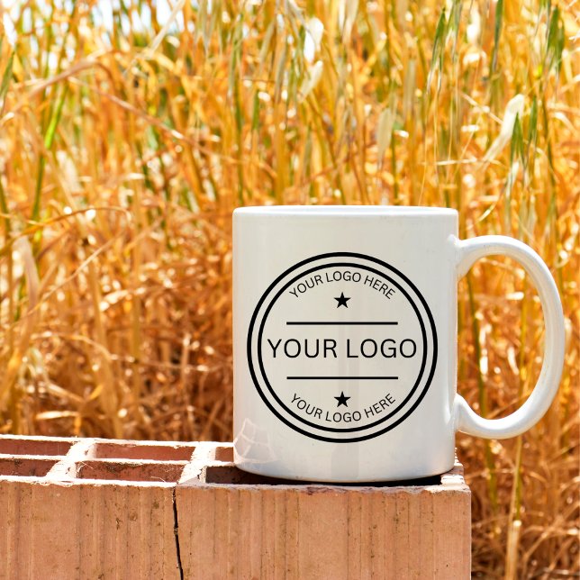 Custom Logo Personalised Pottery Company your gift Coffee Mug (Creator Uploaded)