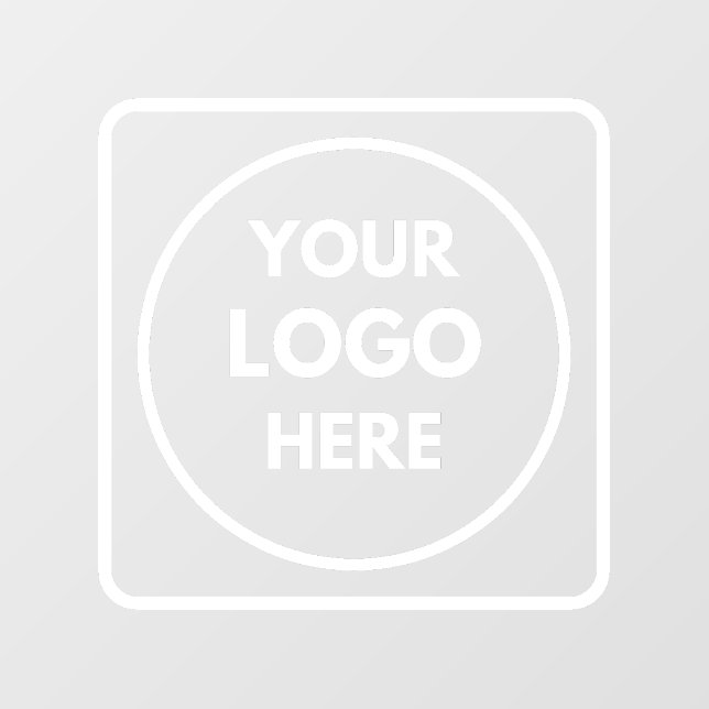 Custom Logo Personalised Store door sign (Sheet)