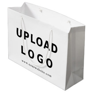 Custom Logo Personalized Business Modern Large Gift Bag