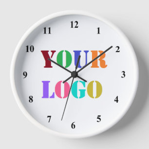 Custom Logo Photo Business Promotional Wall Clock