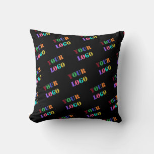 Custom Logo Photo Colours Promotional Throw Pillow