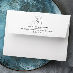 Custom logo photo graphic A7 Envelope<br><div class="desc">Custom A7 envelopes featuring template fields for your logo (photo or other graphic) and return address on the back flap. Create customised envelopes for your business or event.</div>