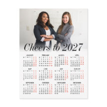Custom Logo Photo Minimal Calendar 2027 Business