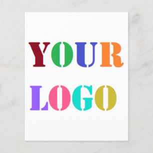 Custom Logo Photo or Text Promotional Flyer