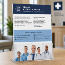 Custom Logo Photo QR Healthcare Clinic Doctor