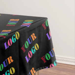Custom Logo Photo Tablecloth - Company Promotional
