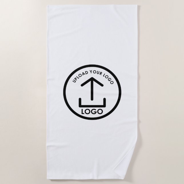 Custom Logo Pool Promotional Professional Swag Beach Towel (Front)