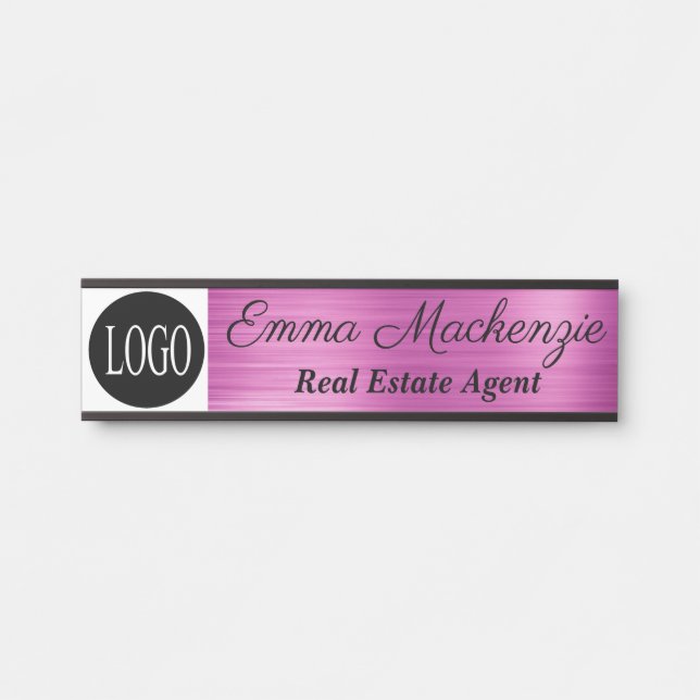 Custom Logo Professional Office Door Sign (Front)