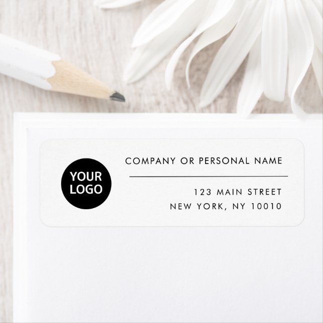 Custom Logo Professional Return Address Label (Insitu)